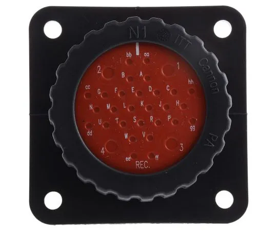 63-7461-31　ITT Cannon Neptune Circular Series Panel Mount Housing, 32 contacts Socket　192900-0072