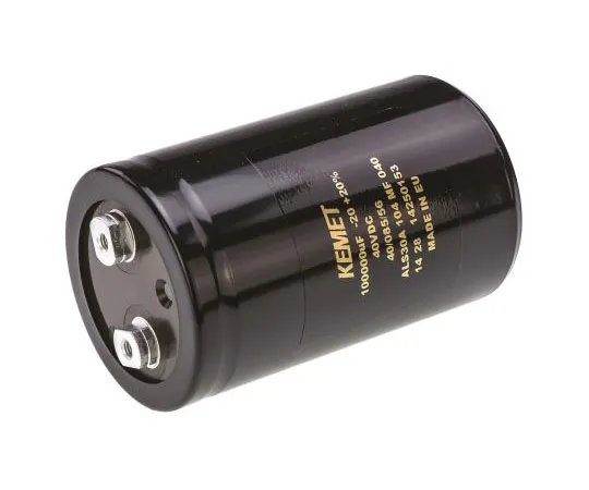 63-7516-59　KEMET 0.1F 40V dc Aluminium Electrolytic Capacitor, Chassis Mount 66 x 105mm +85°C 66mm 105mm　ALS30A104MF040