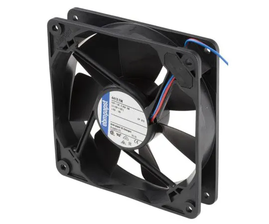 63-7457-26　ebm-papst 4400F Series Axial Fan, 119 x 119 x 25mm, 140m³/h, 3.2W, 12 V dc　4412FM