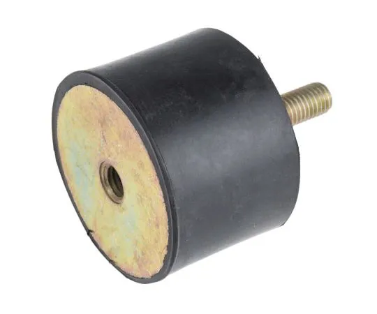 63-7392-52　RS PRO 50mm Shock Mount M12 70mm Diameter 321.97kg Compression Load, Male to Female Natural Rubber　171-2611