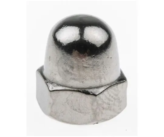 63-7447-75　M6 A4 316 Plain Stainless Steel Dome Nut　248-4494