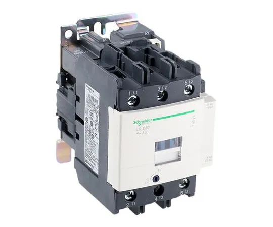 63-7527-63　Schneider Electric 3 Pole Contactor, 80 A, 400 V ac Coil, TeSys D, 3NO, 45 kW　LC1D80V7