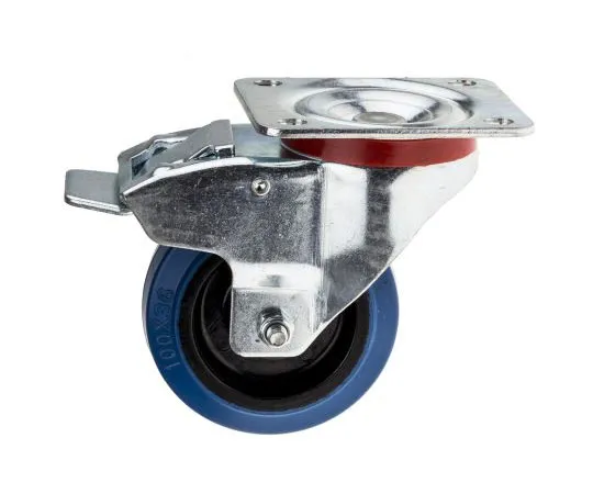 63-7393-20　RS PRO Braked Swivel Swivel Castor, 180kg Load Capacity, 100mm Wheel Diameter　171-8308