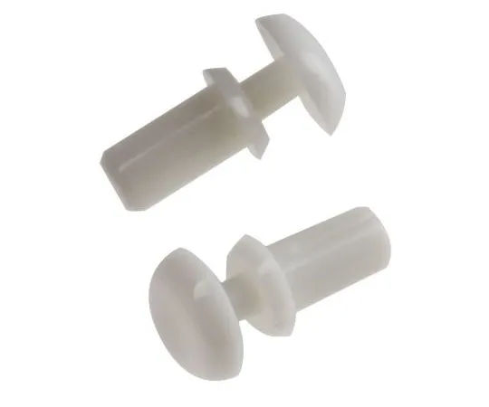 63-7451-33　6.1mm White Plain Nylon Snap Rivet, 2.6mm diameter, 2.7 → 3.6 mm Thickness　SR-2648W