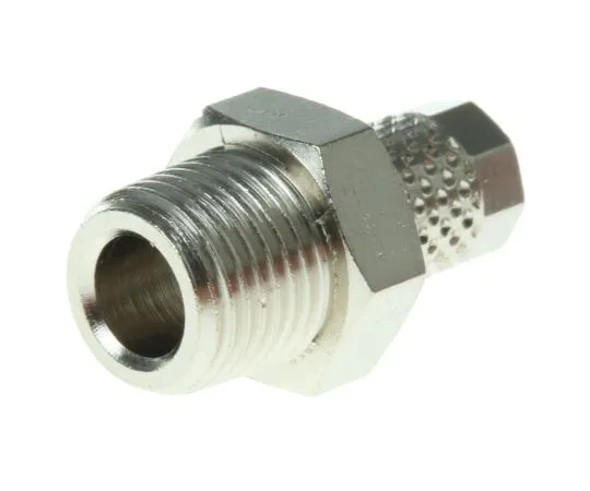 63-7478-53　RS PRO Pneumatic Straight Threaded-to-Tube Adapter, R 1/8 Male, Push In 4 mm　299-3960