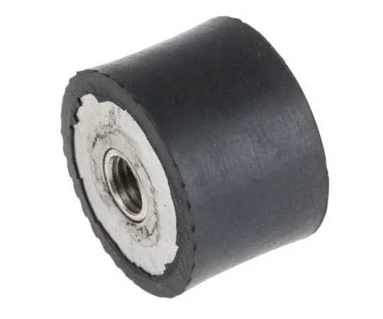 63-7392-62　RS PRO 20mm Shock Mount M8 30mm Diameter 69kg Compression Load, Female to Female Natural Rubber　171-2624