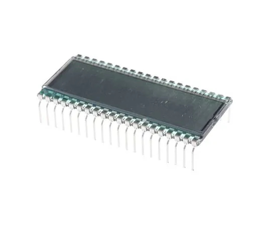 63-7411-95　RS PRO 7-Segment LCD Display, Black on Grey, 1 Row by 3-1/2 Characters, Reflective　185-8529