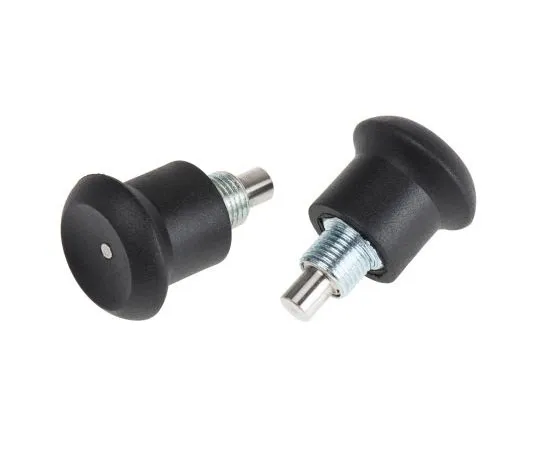 63-7373-12　RS PRO 35mm Matt, Zinc Plated Stainless Steel (Spring, Body, Pin), Thermoplastic (Knob) Index Index Bolt, M10 x 1　144-3682