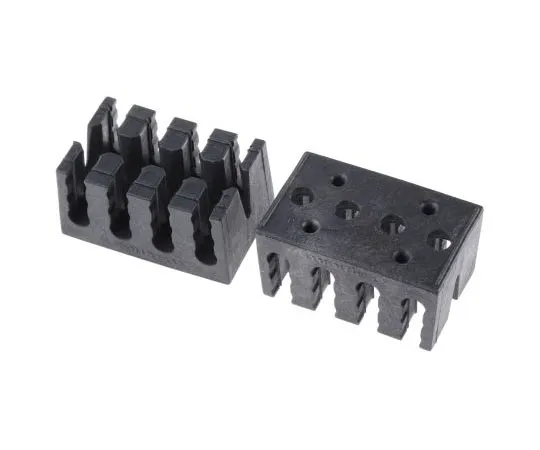 63-7436-98　RS PRO Black Cable Retainer, 4 Apertures, 40 x 25mm　229-3989