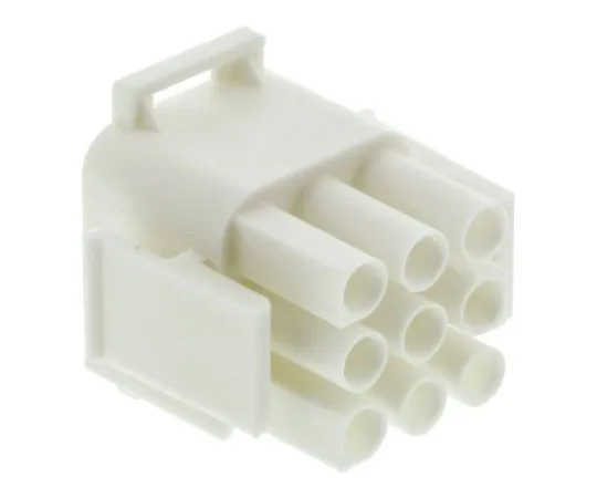 63-7365-74　TE Connectivity Universal MATE-N-LOK Male Connector Housing, 6.35mm Pitch, 9 Way, 3 Row　350720-1