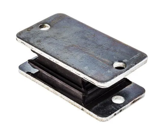 63-7392-77　RS Pro Rectangular Zinc Plated Steel Anti Vibration Mount 280 Compression Load ,108mm dia. Natural Rubber +100°C　171-2646