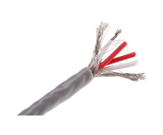 63-7528-98　Thermocouple Wire Type RTD, -10 → +80 °C 4 Core Screened PTFE Sheath 25m　407-1450