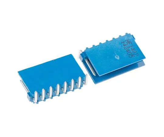 63-7361-29　TE Connectivity AMPMODU HE14, 8 Way, 1 Row, Right Angle PCB Header　281698-8