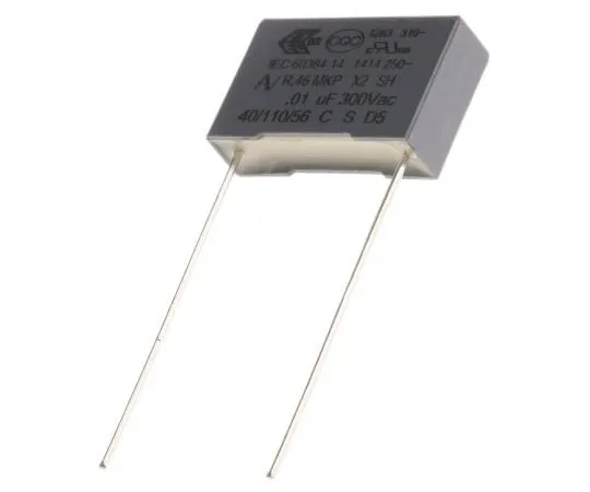 63-7544-75　KEMET 10nF Polypropylene Capacitor PP 310 V ac, 630 V ac ±10% Tolerance Through Hole R46 Series　R463I21005001K