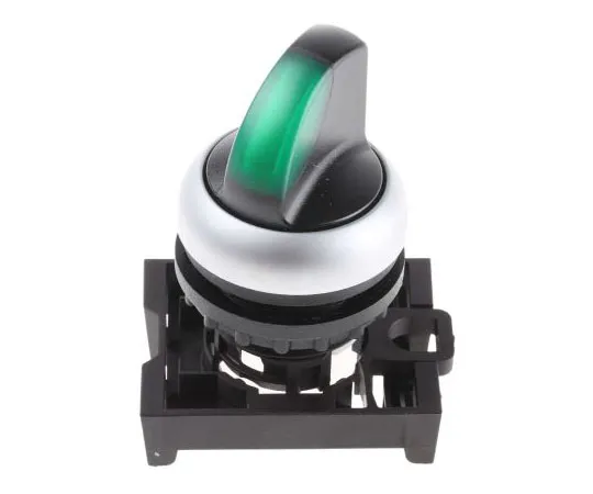 63-7526-88　Eaton M22 3 Position Selector Switch Knob Latching　78635885 & M22-WRLK3-G+M22-A