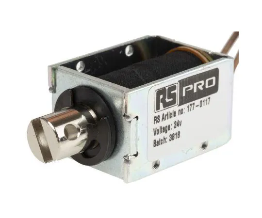 63-7406-84　Pull Action DC D-Frame Solenoid, 24 V　177-0117