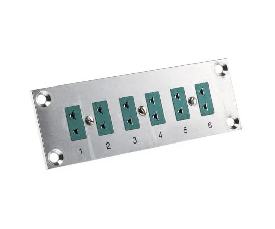 63-7531-37　Reckmann 6 Way Thermocouple Connection Panel for *** with Type K Thermocouple Type K, Miniature　R9-1788