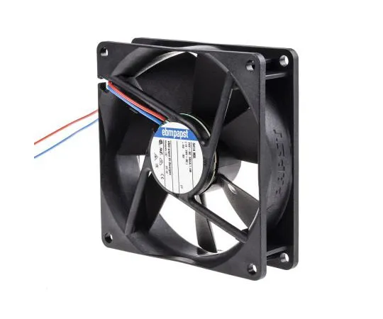 63-7495-85　ebm-papst 3400N Series Axial Fan, 92 x 92 x 25.4mm, 61m³/h, 1.4W, 24 V dc　3414NGL