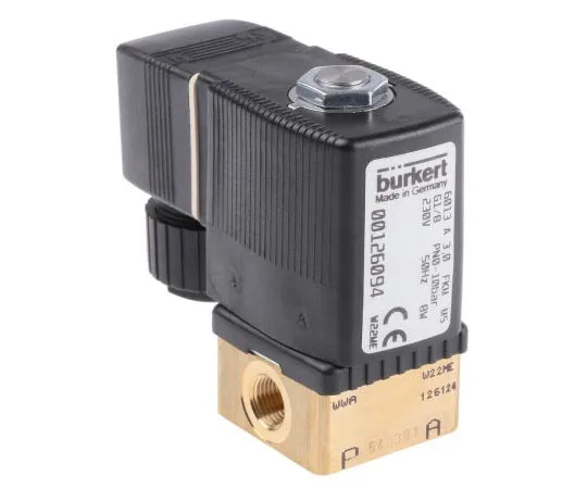 63-7482-86　Burkert Solenoid Valve 126094, 2 port , NC, 230 V ac, 1/8in　126094