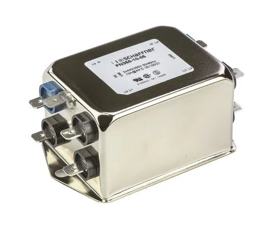 63-7378-23　Schaffner FN 355 Series 10A 440 V ac 400Hz Flange Mount RFI Filter, with Tab Terminals　FN 355-10/05