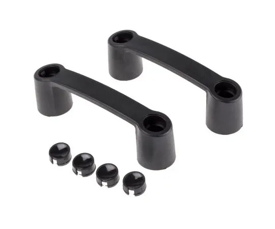 63-7459-21　RS PRO Matte Black Plastic Concealed Fixings Drawer Handle, 119.5mm　267-0724