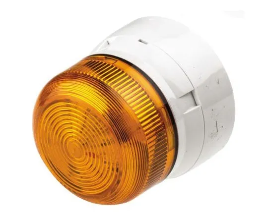 63-7484-10　Xenon, Flashing Beacon Flashguard Xenon Series, Amber, Surface Mount, 12 V dc, 24 V dc　QBS-0054