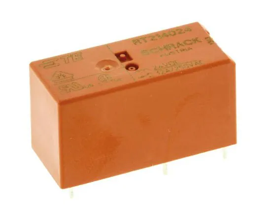 63-7452-03　TE Connectivity SPDT Non-Latching Relay PCB Mount, 24V dc Coil, 12A　5-1393239-5