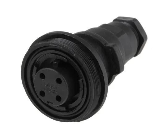 63-7472-82　Bulgin Standard Buccaneer Series In-line Connector, 4 contacts Plug　PX0749/S