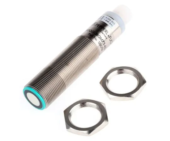63-7527-11　Pepperl + Fuchs Ultrasonic Sensor Barrel M18 x 1, 30 → 500 mm, PNP-NO, M12 - 5 Pin IP65　UB500-18GM75-E5-V15