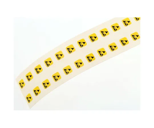 63-7425-19　RS PRO Yellow Paper ESD Label 5 mm x 5mm　211-1247