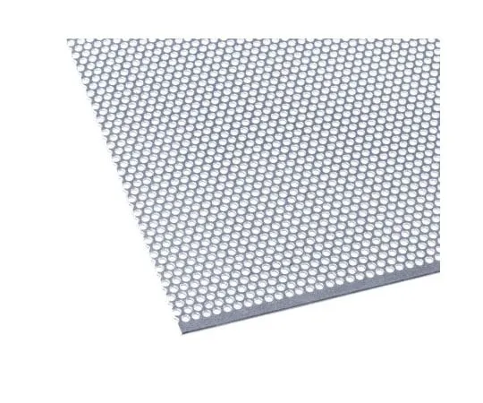 63-7424-88　Magnetic Perforated Steel Sheet, 2mm Hole, 1m x 500mm x 0.7mm　210-3678