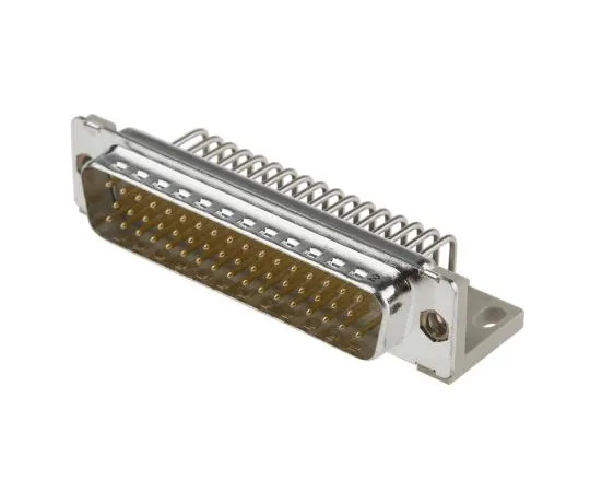 63-7454-85　ERNI TMC Series, 50 Way Right Angle Through Hole PCB D-sub Connector Plug, 2.84mm Pitch, with Guide Frame　23170
