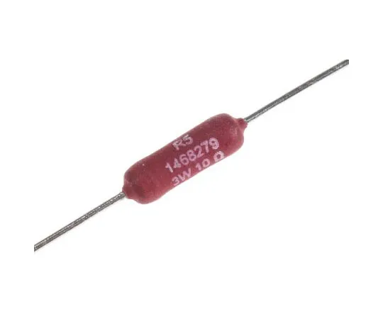 63-7376-50　RS PRO 10Ω 3W Through Hole Fixed Resistor ±5% ±20ppm/°C　146-8279