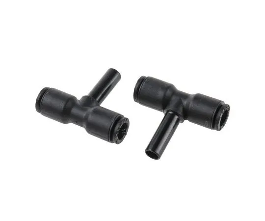 63-7435-30　Legris 3188 Pneumatic Tee Tube-to-Tube Adapter, Plug In 6 mm x Plug In 6 mm x Plug In 6 mm　3188 06 00