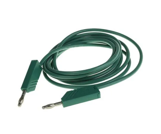 63-7500-29　Hirschmann Test & Measurement Test lead, 16A, 60V dc, Green, 2m Lead Length　934065104