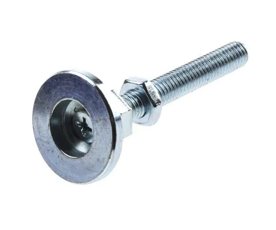 63-7520-79　Bosch Rexroth Galvanised Steel MGE Adjustable Foot, Strut Profile, 8mm, M8 Thread　3842502257