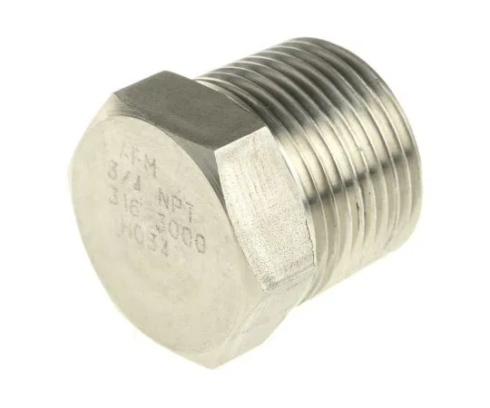 63-7431-82　RS PRO Stainless Steel Hexagon Plug 3/4in NPT(T) Male　222-6614