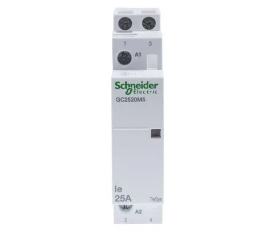 63-7444-60　Schneider Electric 2 Pole Contactor, 25 A, 230 V ac Coil, Tesys GC, 2NO　GC2520M5