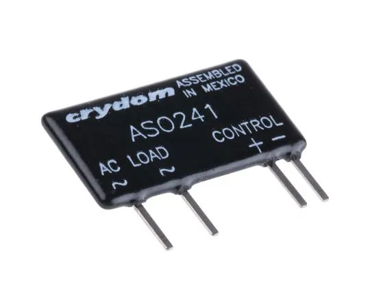 63-7429-45　Sensata / Crydom 1.5 A rms Solid State Relay, Zero Cross, PCB Mount, SCR, 280 V rms Maximum Load　ASO241