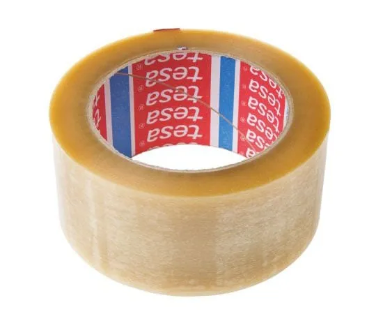 63-7418-81　Tesa Tesa 4124 Transparent Packing Tape 66m x 50mm　04124-00015-00