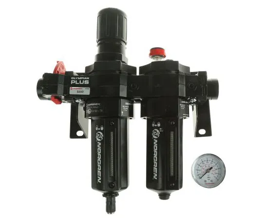 63-7418-05　Norgren G 3/4 Filter Regulator Lubricator, Automatic Drain, 40μm Filtration Size　BL64-601
