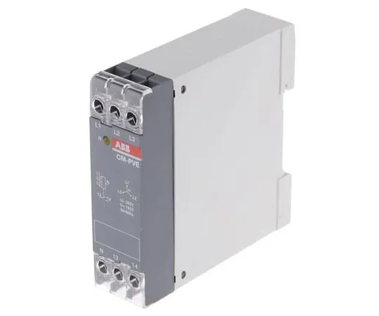 63-7546-17　ABB Phase, Voltage Monitoring Relay With SPST Contacts, 185 → 265 V ac, 320 → 460 V ac, 1, 3 Phase　1SVR550870R9400