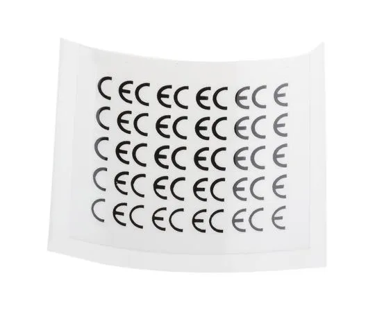 63-7547-88　RS PRO Adhesive Pre-Printed Adhesive Label-CE-. Quantity: 500　445-4114