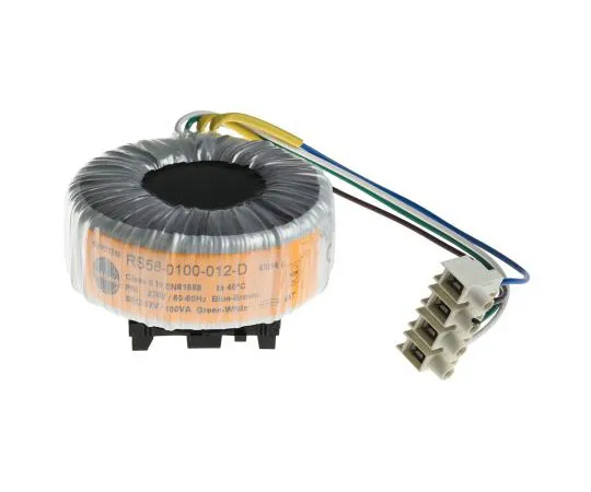 63-7505-78　1 Output Toroidal Transformer, 100VA, 12V ac　58-0100-012-D