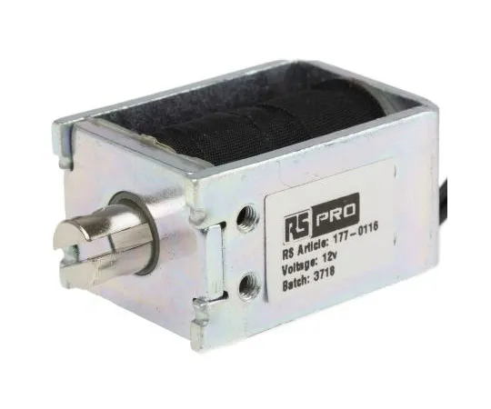 63-7406-83　Pull Action DC D-Frame Solenoid, 12 V　177-0116