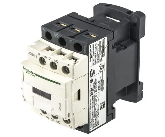 63-7527-55　Schneider Electric 3 Pole Contactor, 12 A, 110 V ac Coil, TeSys D, 3NO, 5.5 kW　LC1D12F7