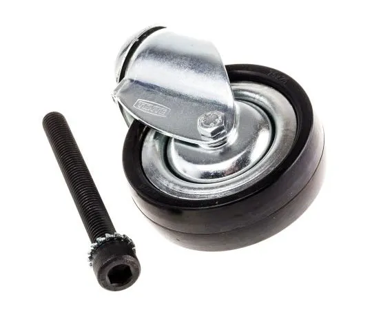 63-7489-60　Tente Stem Swivel Castors 2470DYK075P30CHC10X90, 60kg, Rubber tyres　2470DYK075P30CHC10X90
