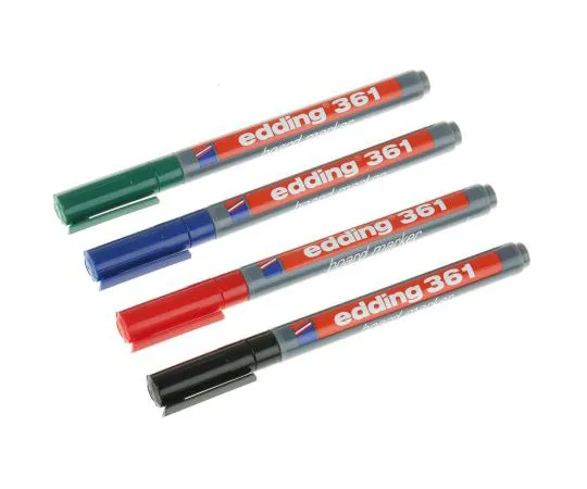 63-7487-17　Edding White Board Marker, 4 Assorted　361/4S