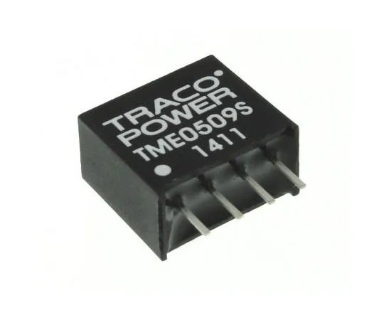 63-7429-03　TRACOPOWER TME 1W Isolated DC-DC Converter Through Hole, Voltage in 4.5 → 5.5 V dc, Voltage out 9V dc　TME 0509S