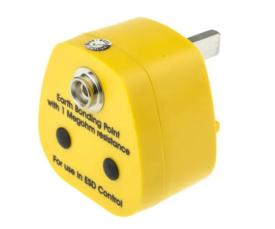 63-7468-61　RS PRO ESD Earth Bonding Plug With 10 mm Stud　287-7537